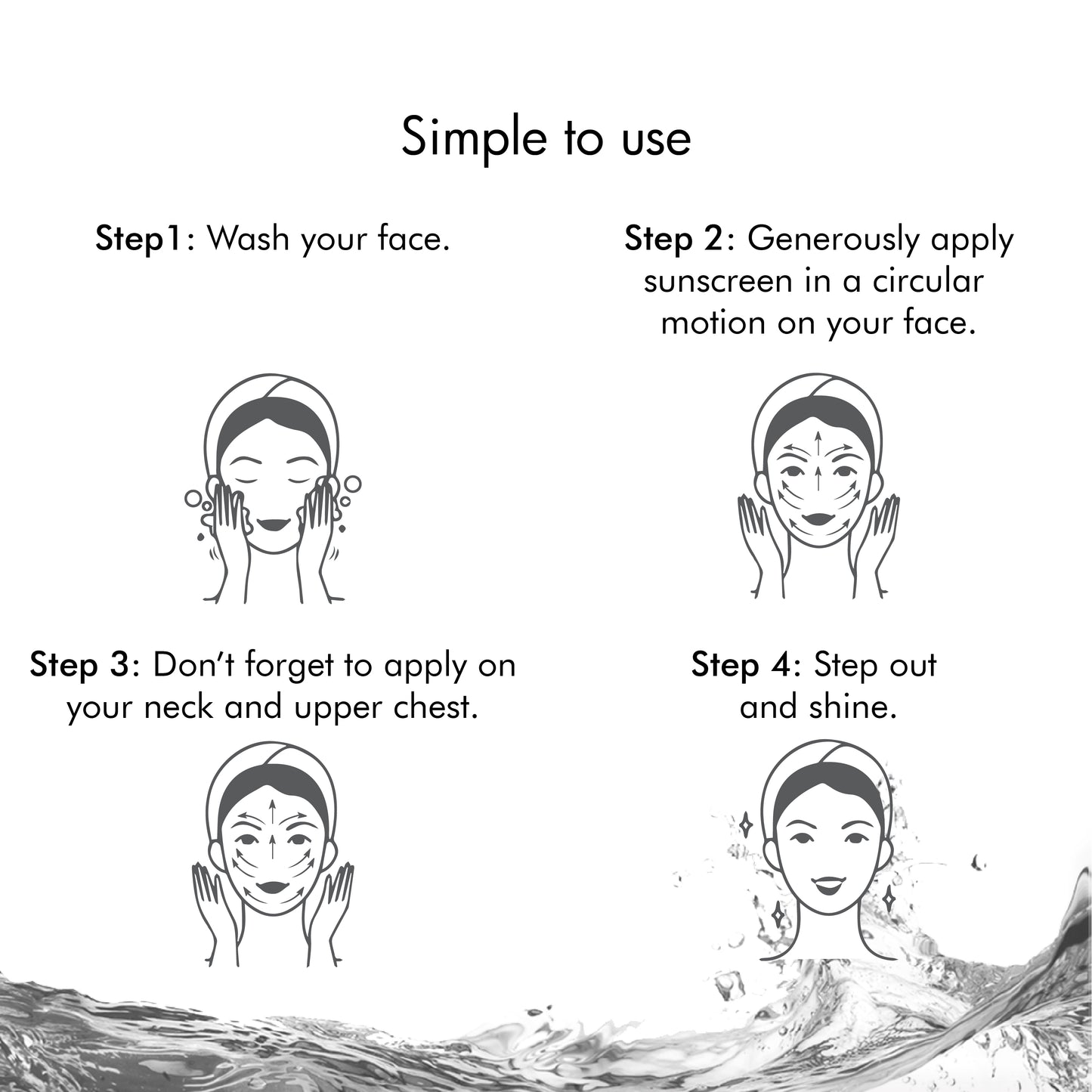 How to Apply DeTan Sunscreen