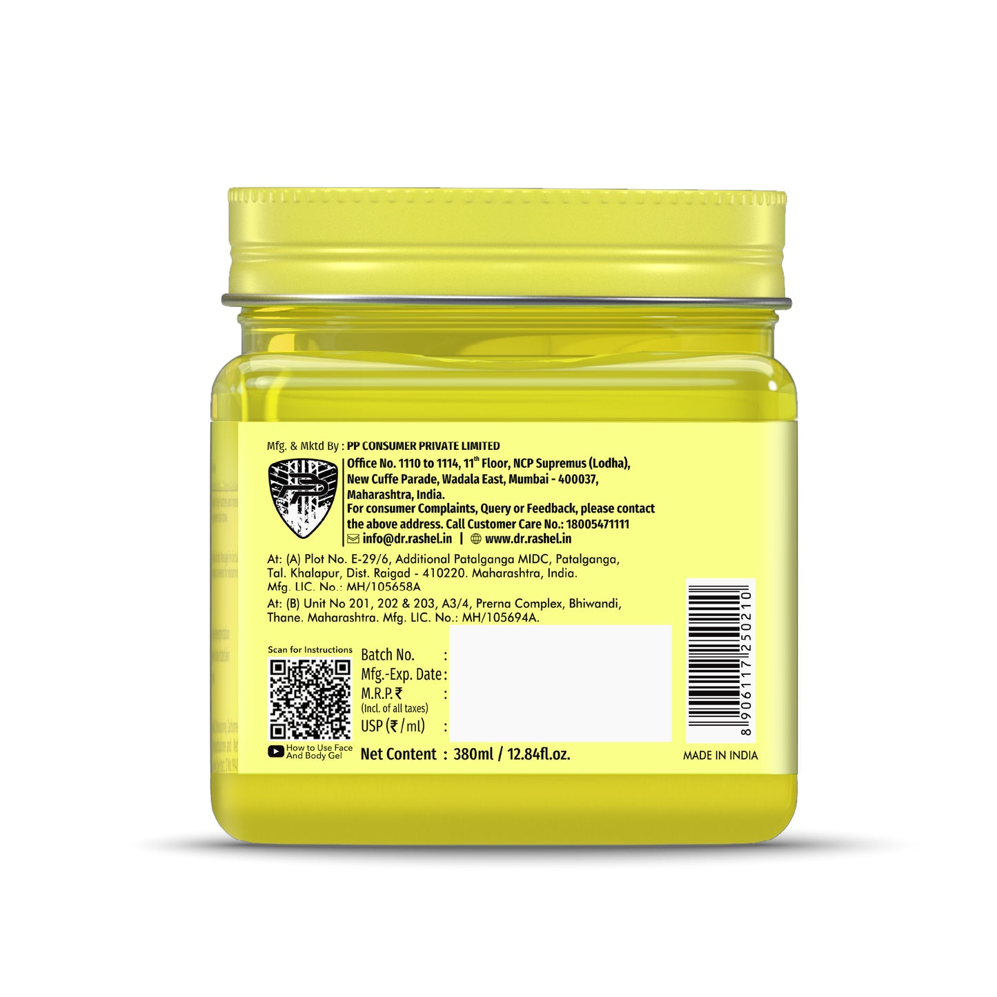 Detan Gel - 380 ml
