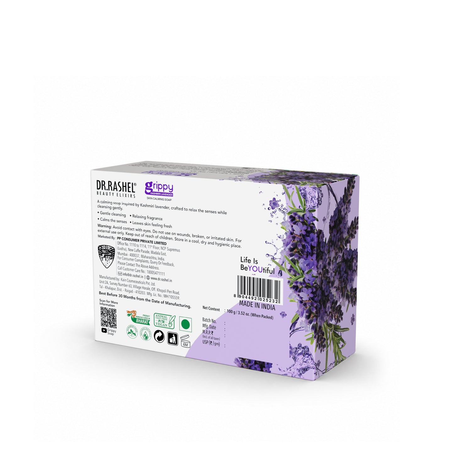 Grippy Lavender Soap