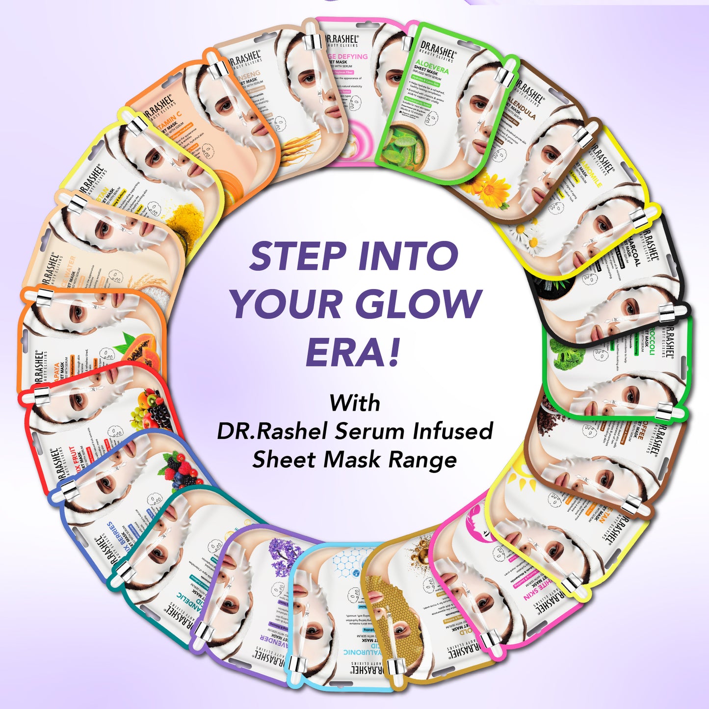 Lavender Sheet Mask with Serum
