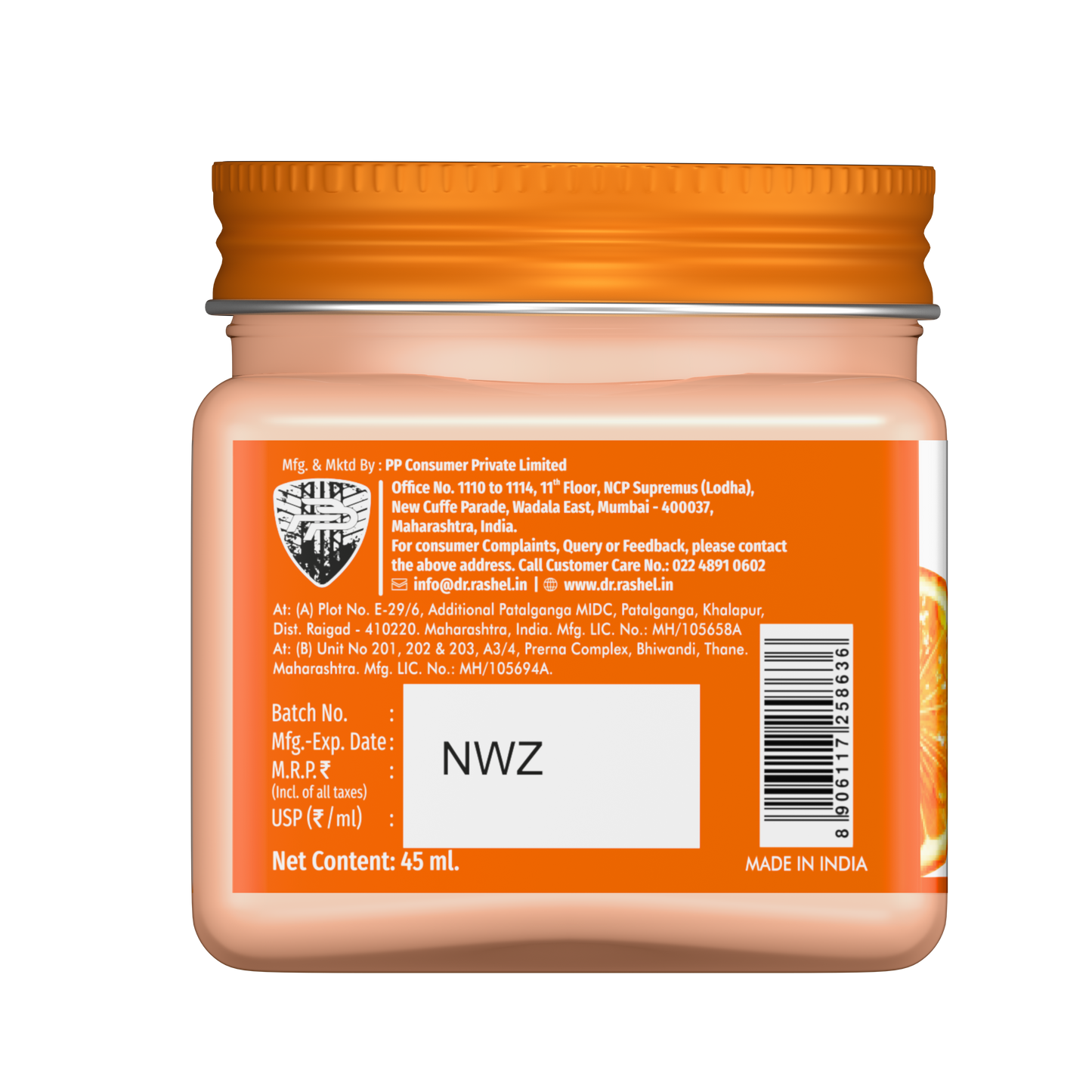 Vitamin C Cream Details