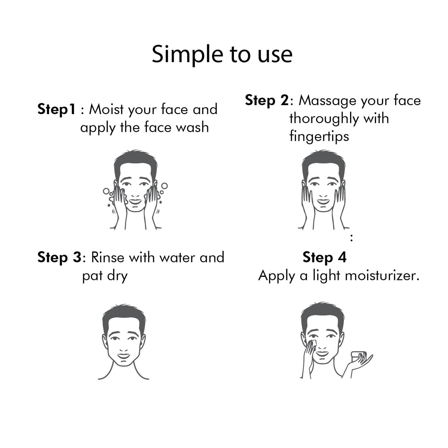 how to use charcoal face wash