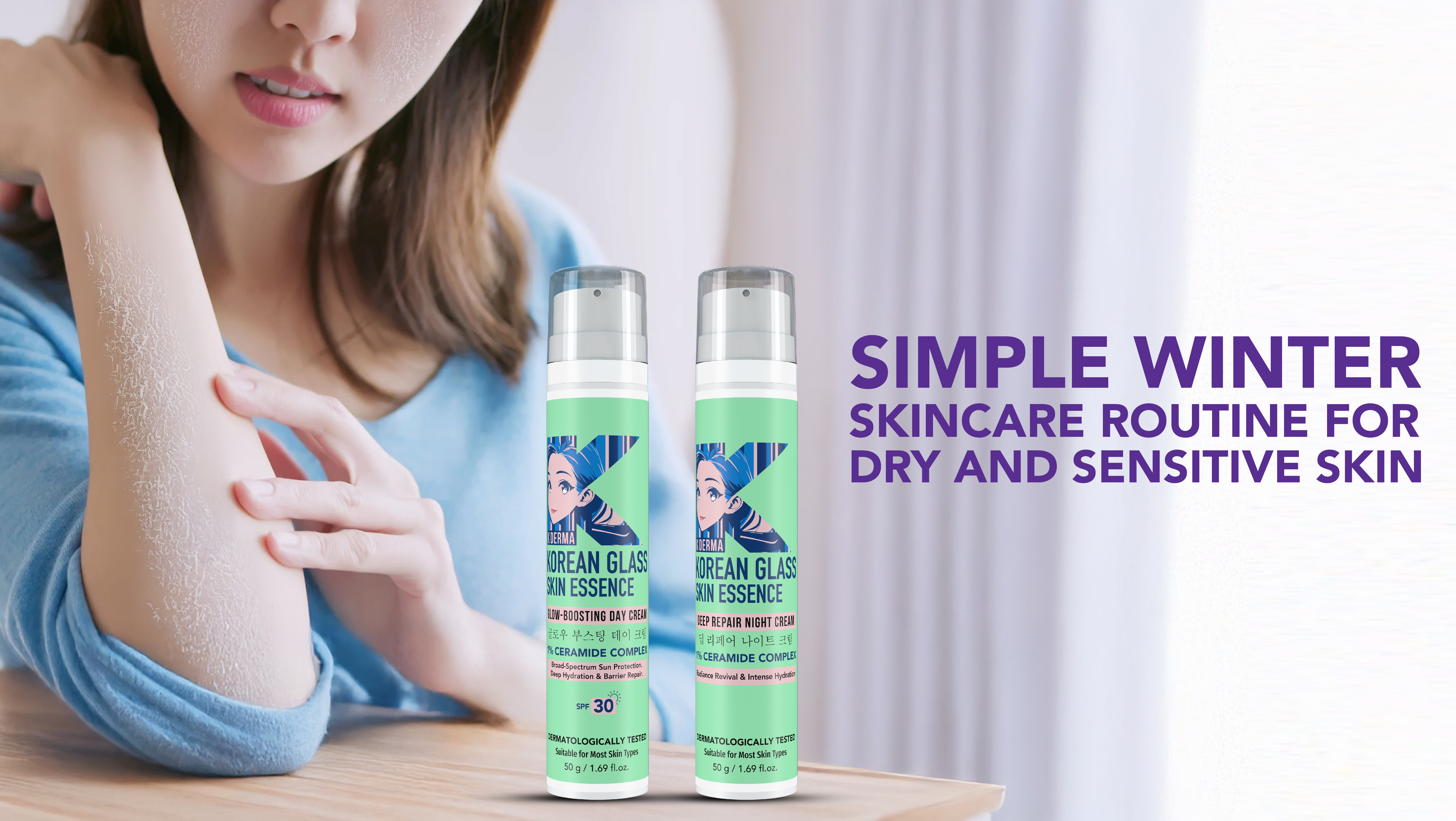 Simple Winter Skincare Routine for Dry and Sensitive Skin