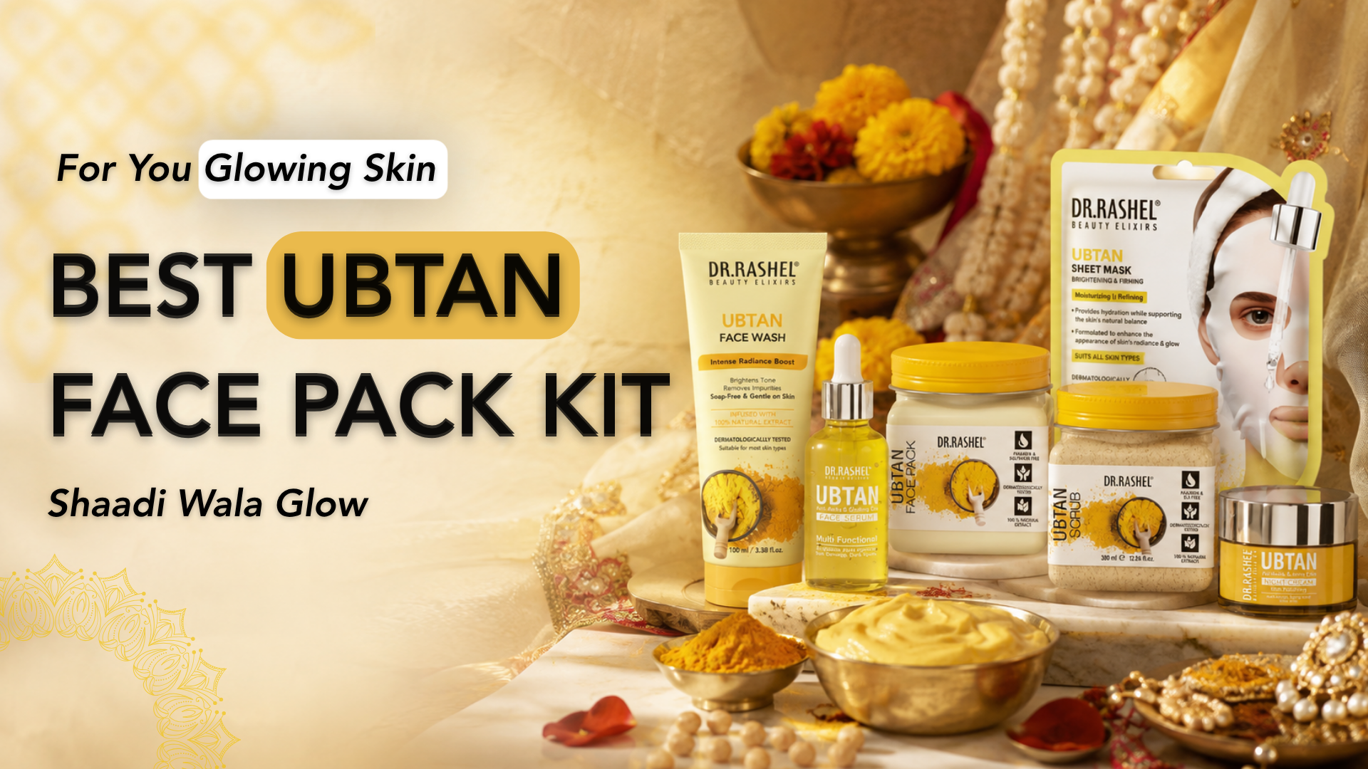 Ubtan Face Pack for Glowing Skin