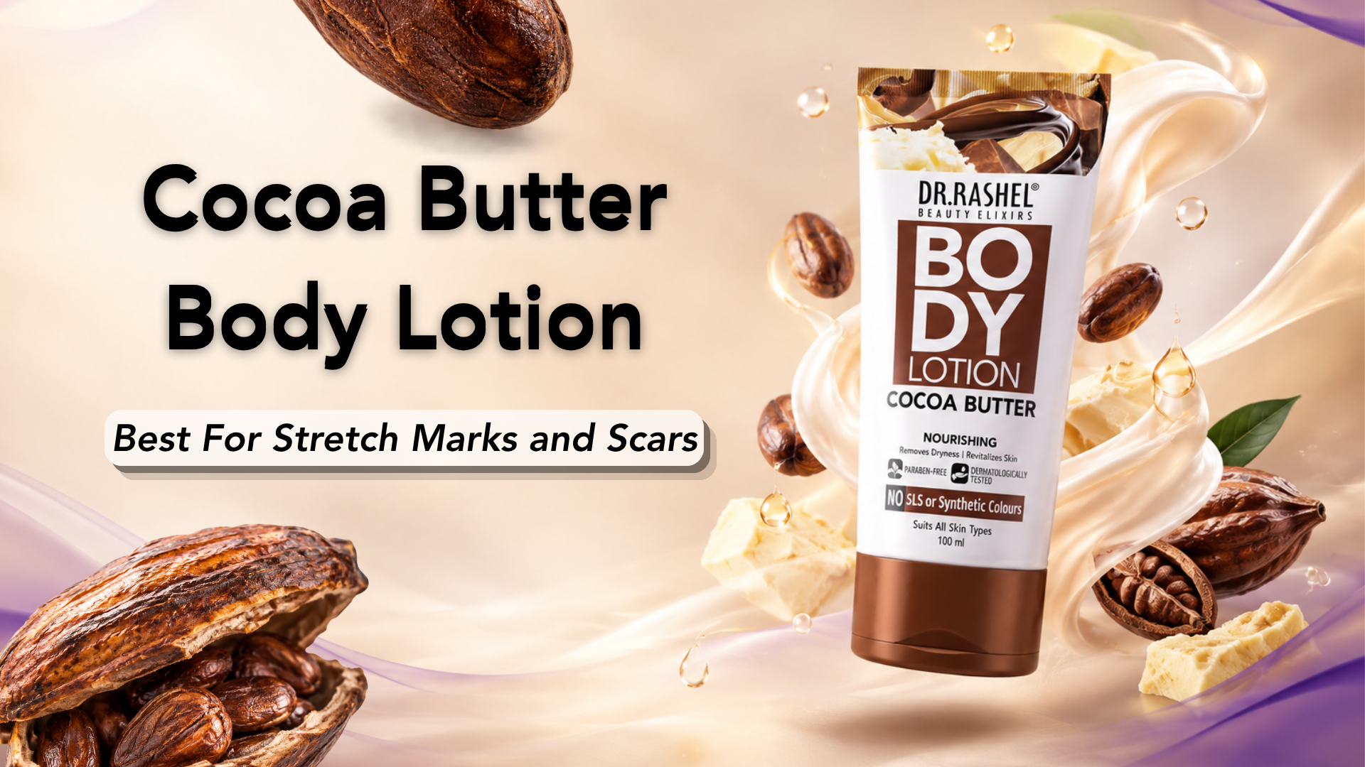 Cocoa Butter Body Lotion For Scar & Stretch Mark Management
