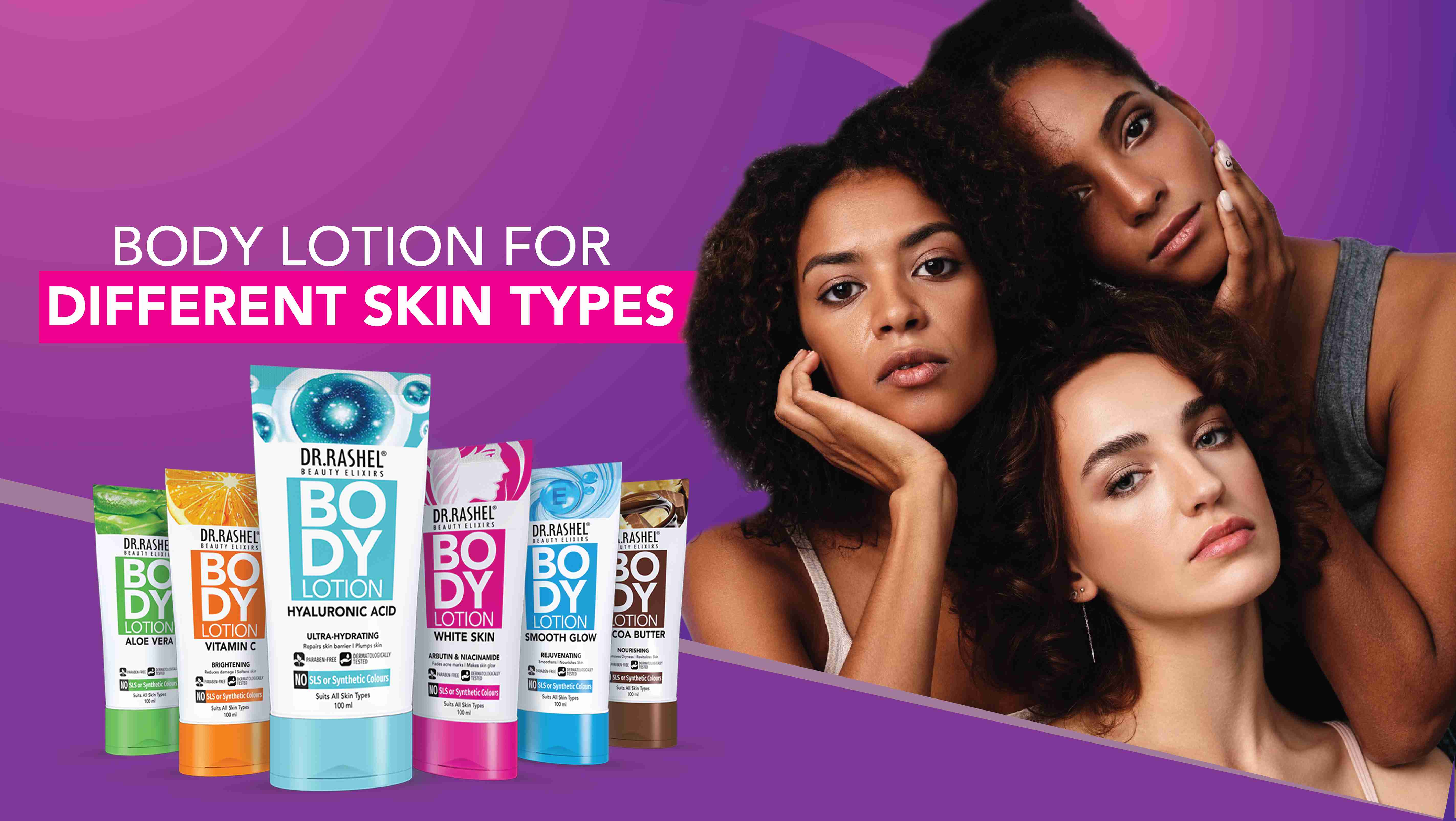 Body Lotion for Different Skin Types