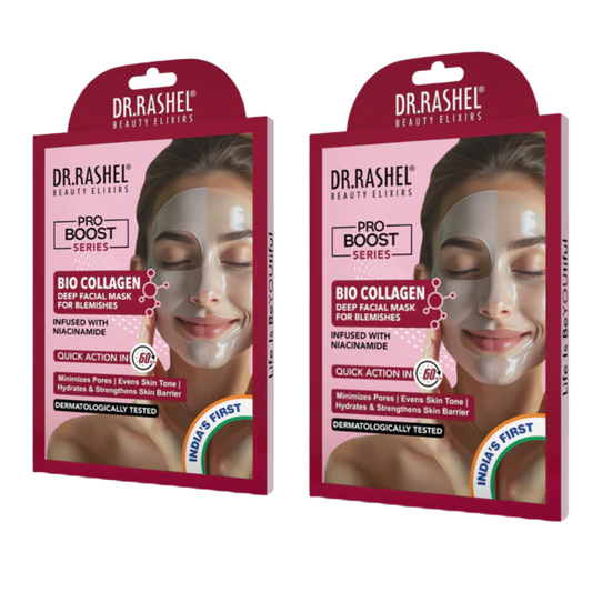 Bio Collagen Deep Facial Mask with Niacinamide Pack Of 2