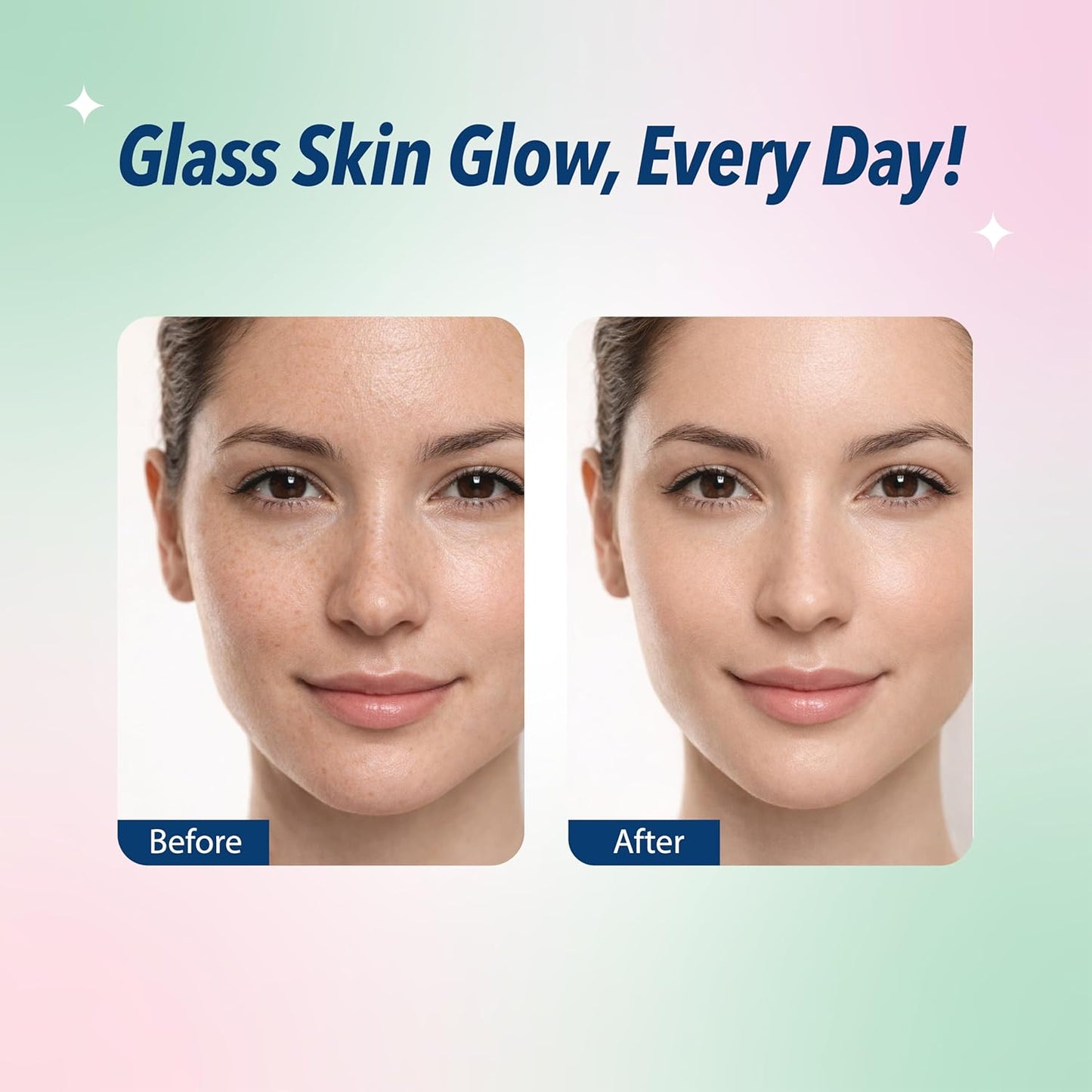 Korean Glass Skin Care Combo | Face Wash, Brightening Serum & Moisturizer | Daily Skincare Routine