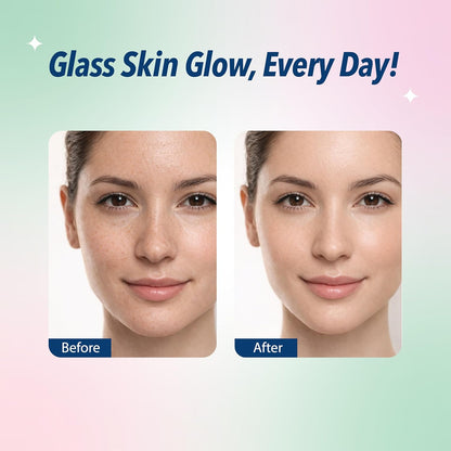 Korean Glass Skin Care Combo | Face Wash, Brightening Serum & Moisturizer | Daily Skincare Routine