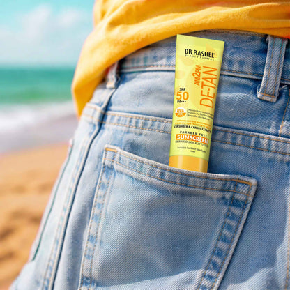 Detan Sunscreen SPF 50 - 18 Ml
