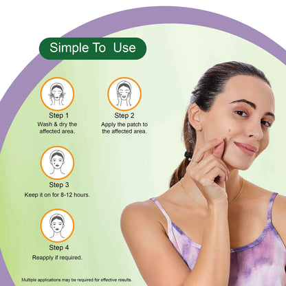 How to Apply Neem Acne Pimple Patch