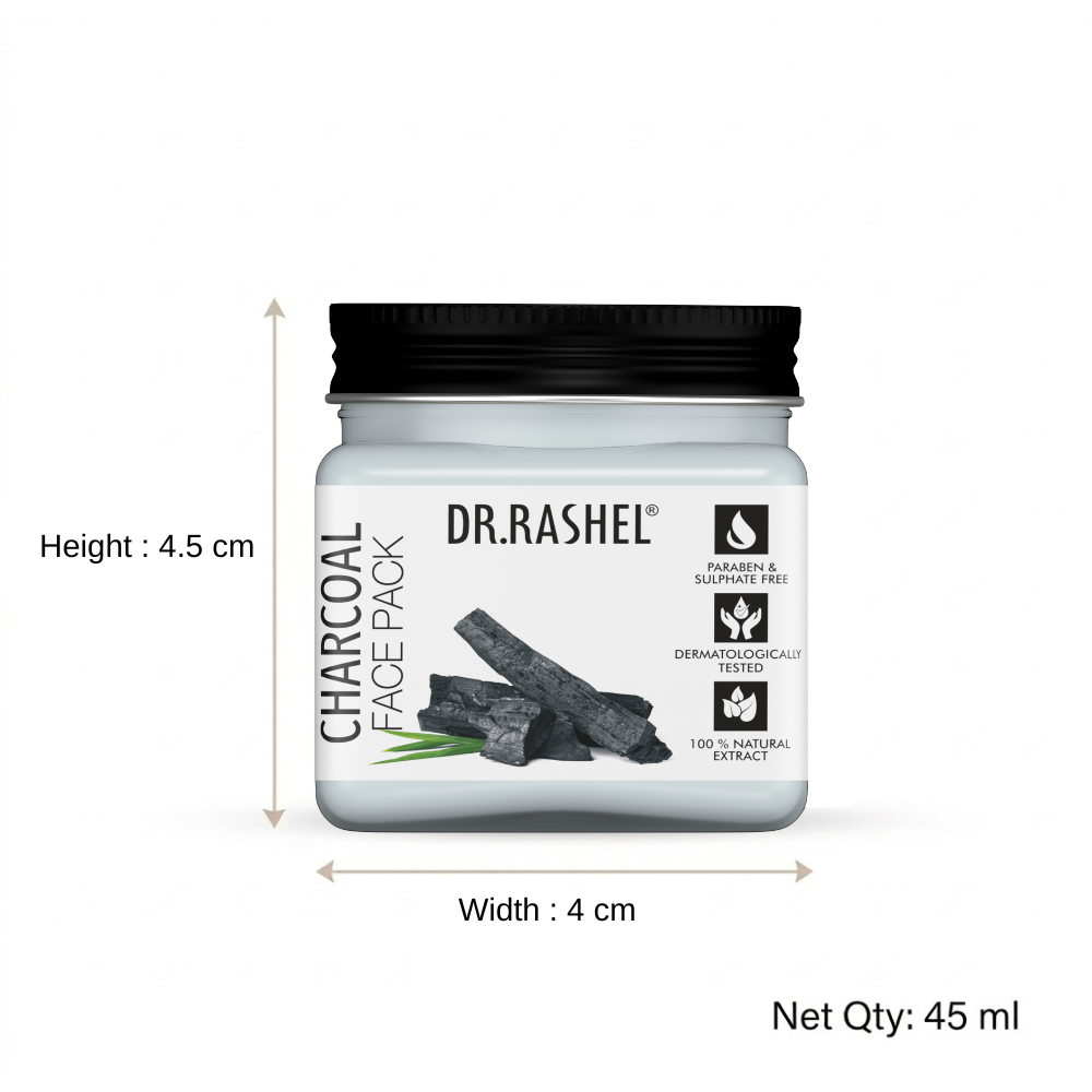 Charcoal Face Pack - 45ml