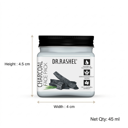 Charcoal Face Pack - 45ml