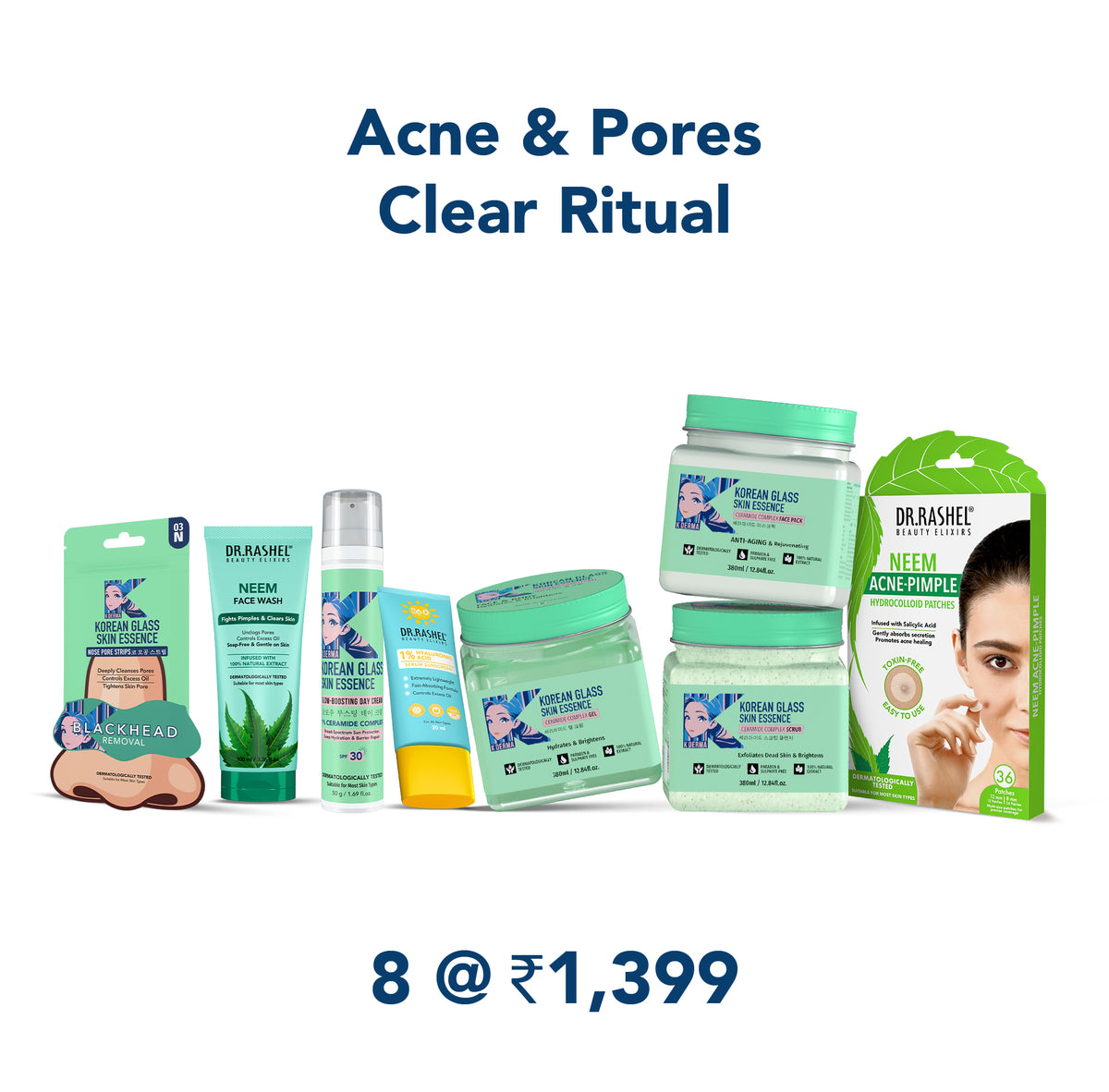 Acne & Pores Clear Ritual | Buy 8 @ 1399