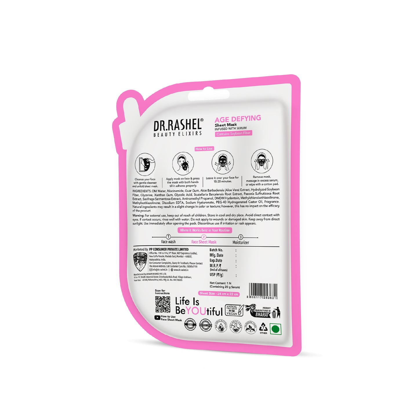 Age Defying Sheet Mask with Serum