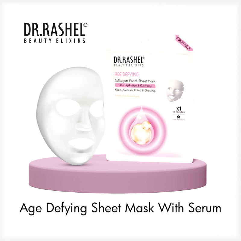 Dr.Rashel Age Defying Sheet Mask with Serum Pack of 2