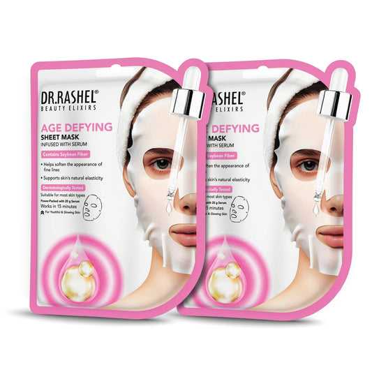 Age Defying Sheet Mask with Serum Pack of 2