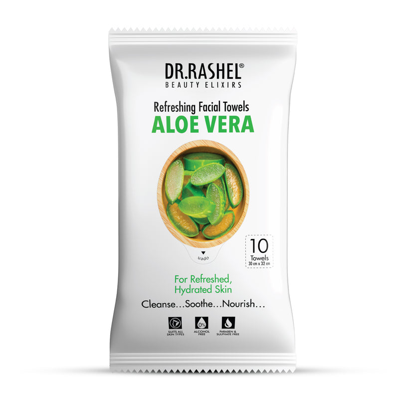 Aloe Vera Facial Towel Pack