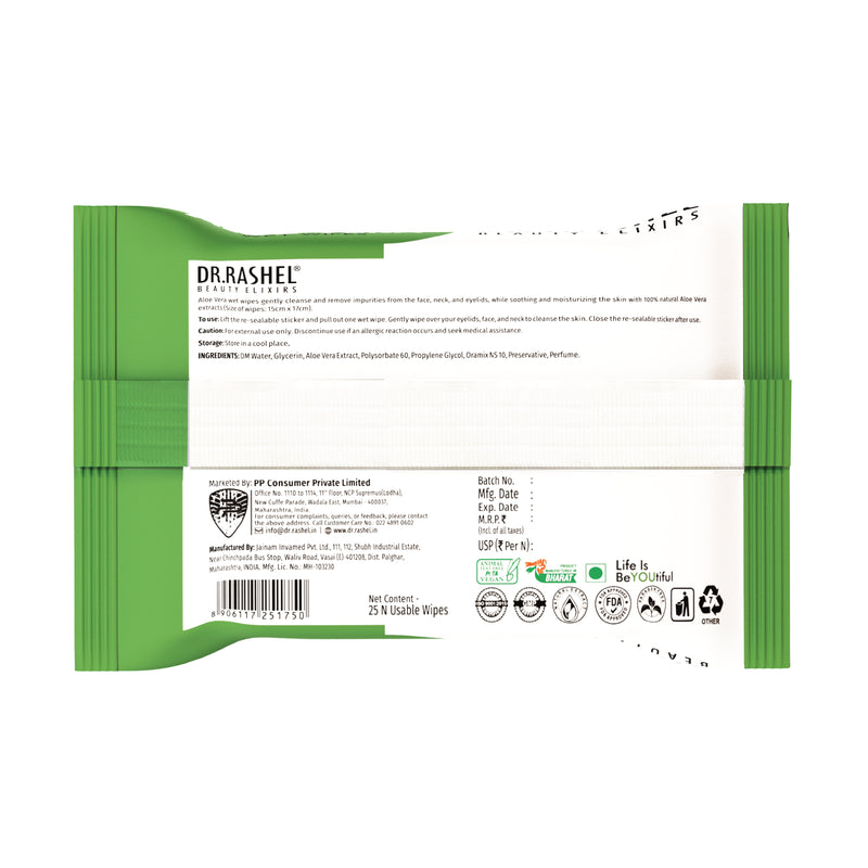 Aloevera Face Wet Wipes