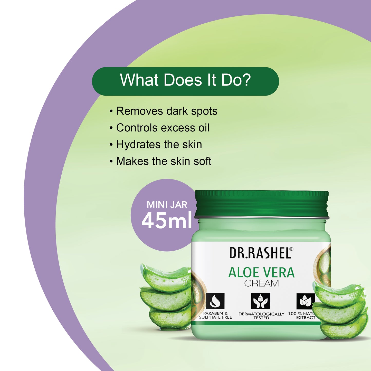 Aloe Vera Cream (Pack Of 2) - 45ml