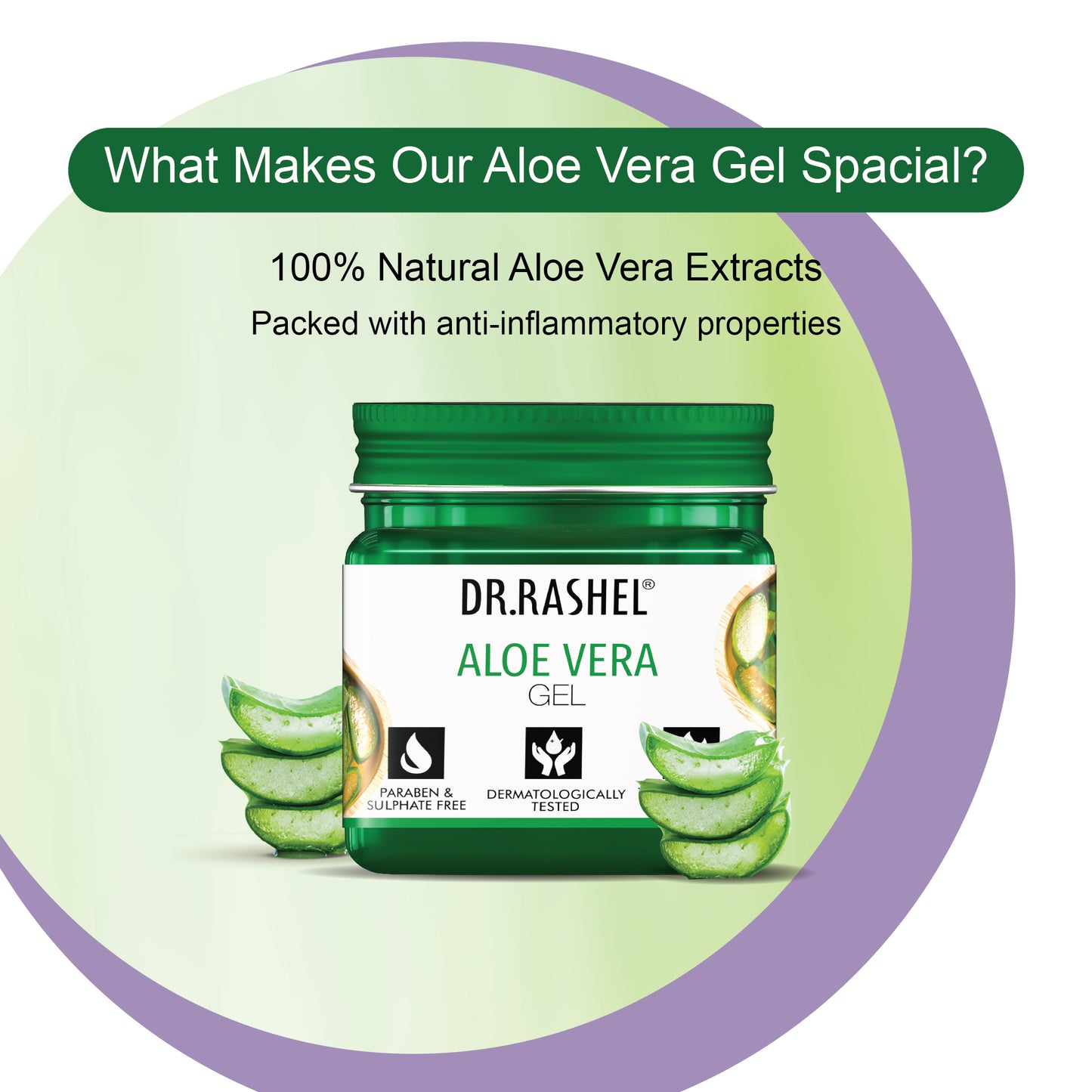 Aloe Vera Gel (Pack Of 2)  - 45ml