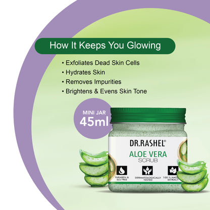 Mini Aloe Vera Scrub for face &  body 