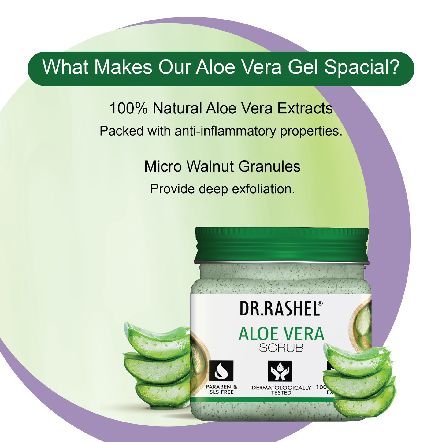 Mini Aloe Vera Scrub skin 