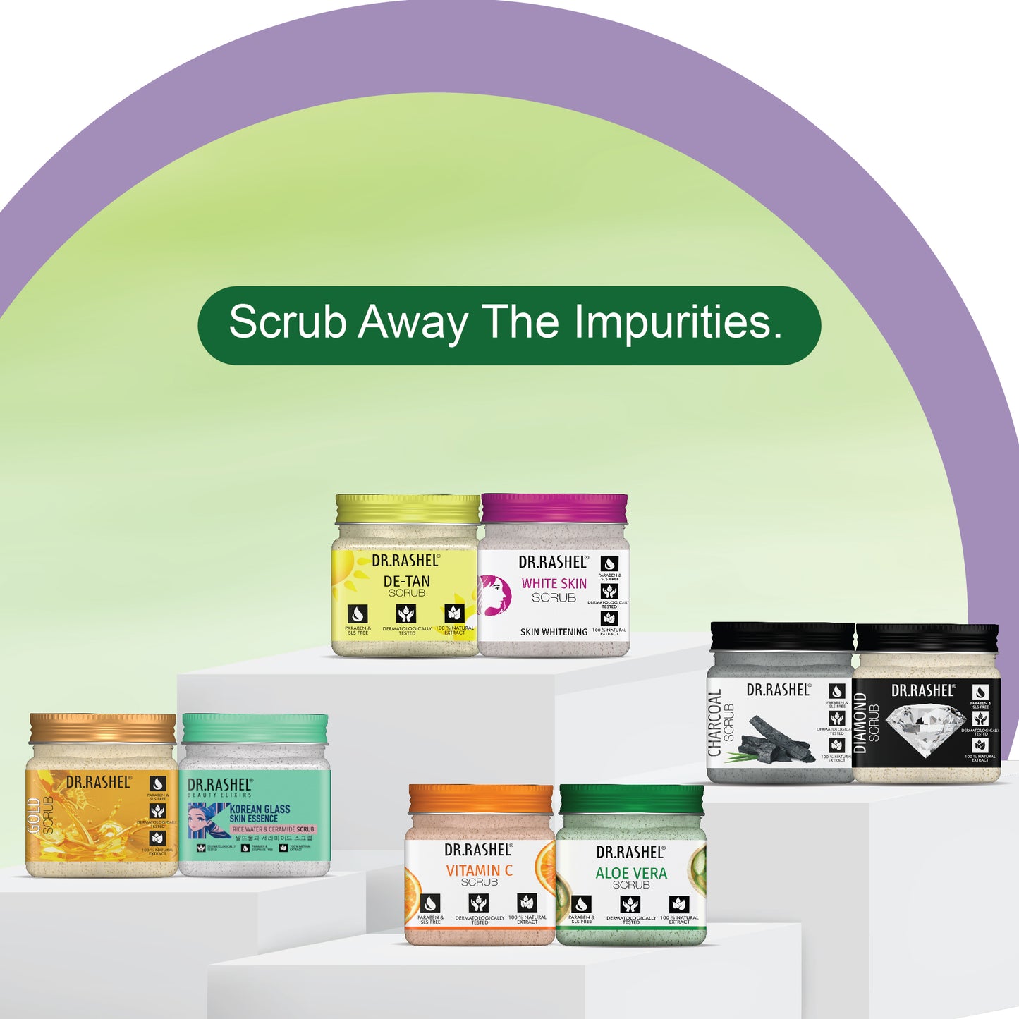 Aloe Vera scrub (Pack Of 2)  - 45ml