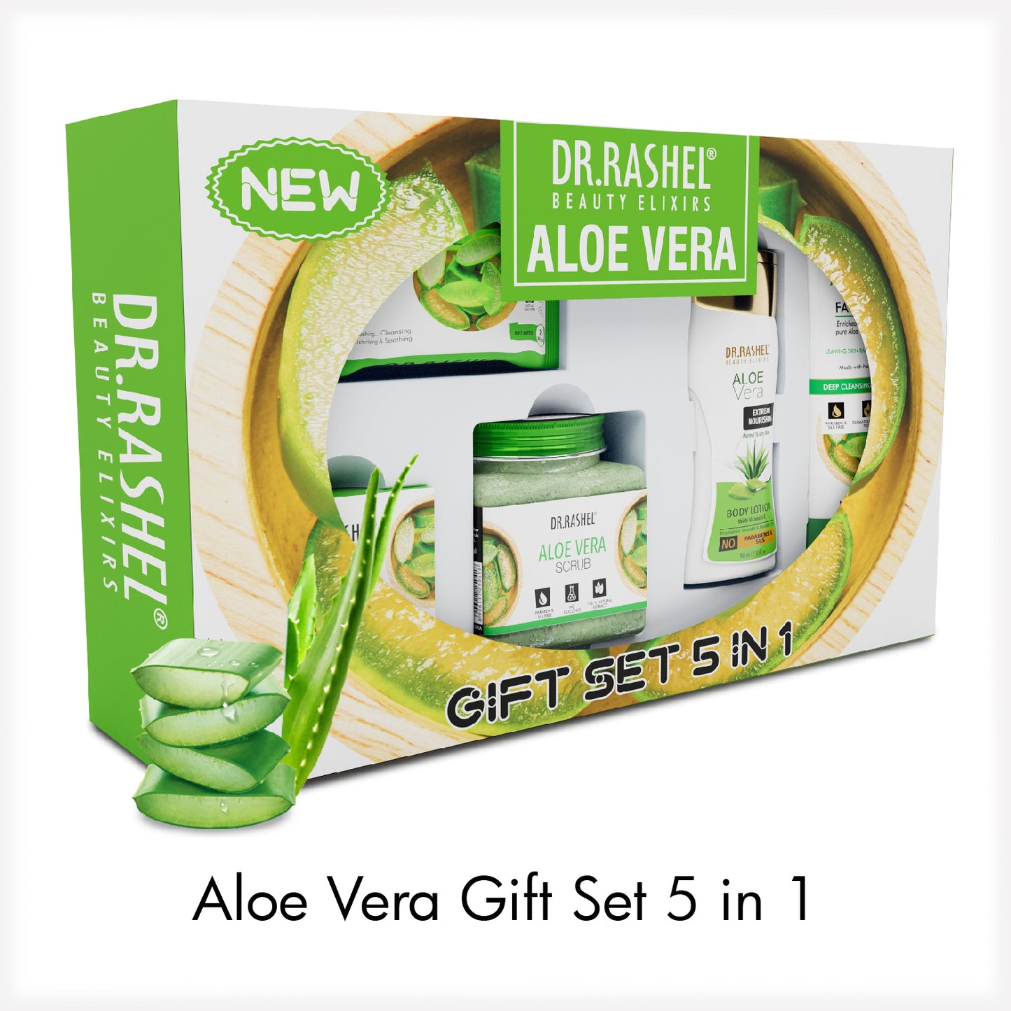 Dr. Rashel Aloe Gift Set 5 in 1