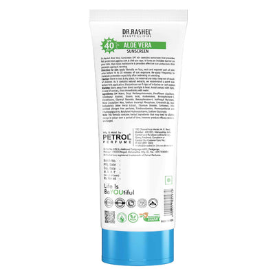 Dr.Rashel Aloe Vera Sunscreen Spf 40+ (pa+++) - 100 Ml