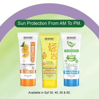 Dr.Rashel Aloe Vera Sunscreen Spf 40+ (pa+++) - 100 Ml