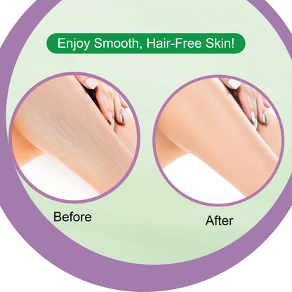 Insta Smooth Aloe Vera Wax Strips Pack for Face and Body.