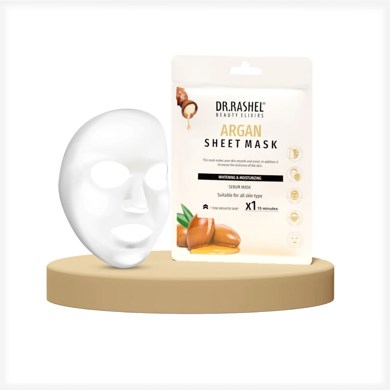 Argan Sheet Mask with Serum Pack of 2