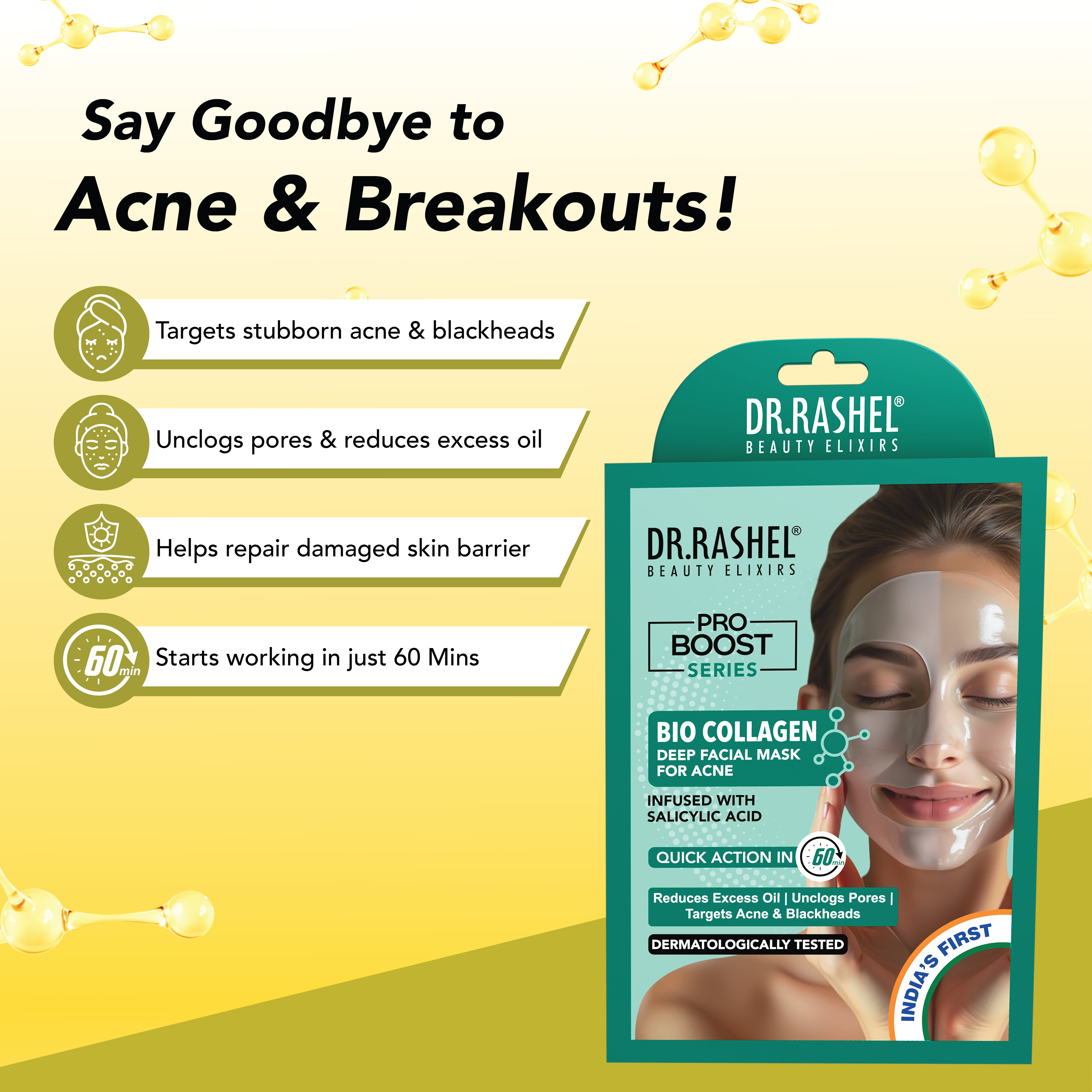 Bio Collagen Sheet Mask – Firm, Hydrate & Rejuvenate – Dr.Rashel