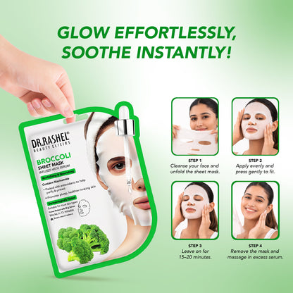 Broccoli Sheet Mask with Serum