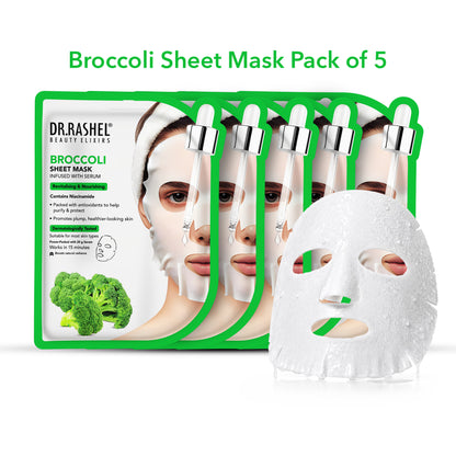 Broccoli Sheet Mask with Serum Set