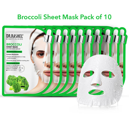 Broccoli Sheet Mask with Serum Set