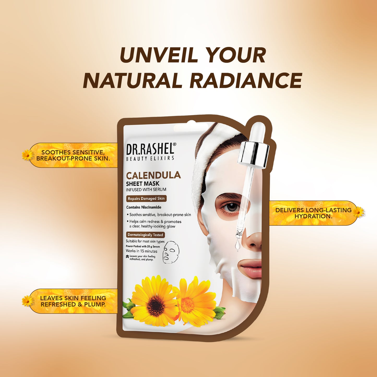 Calendula Sheet Mask with Serum