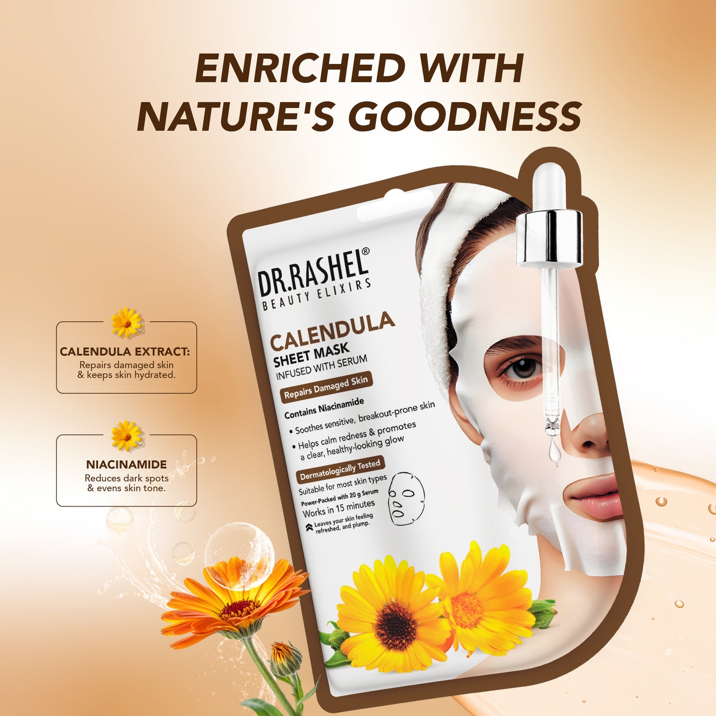 Calendula Sheet Mask with Serum