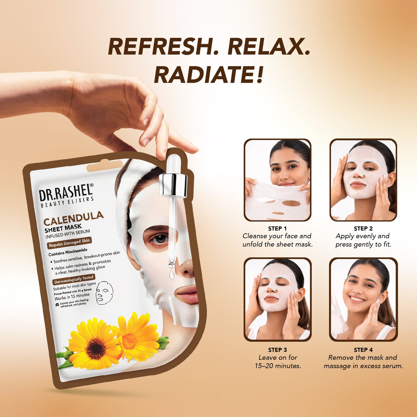 Calendula Sheet Mask with Serum