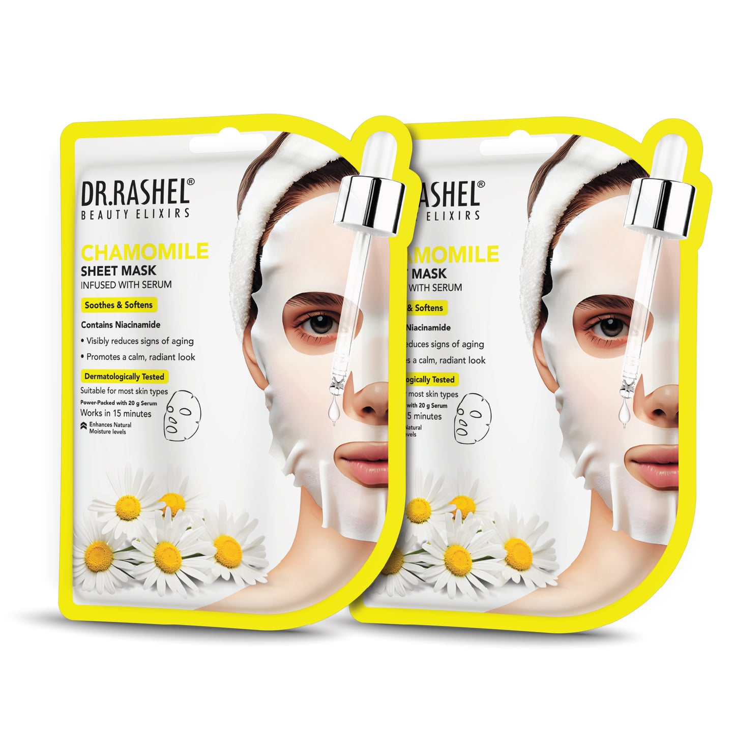 Chamomile Sheet Mask with Serum Set