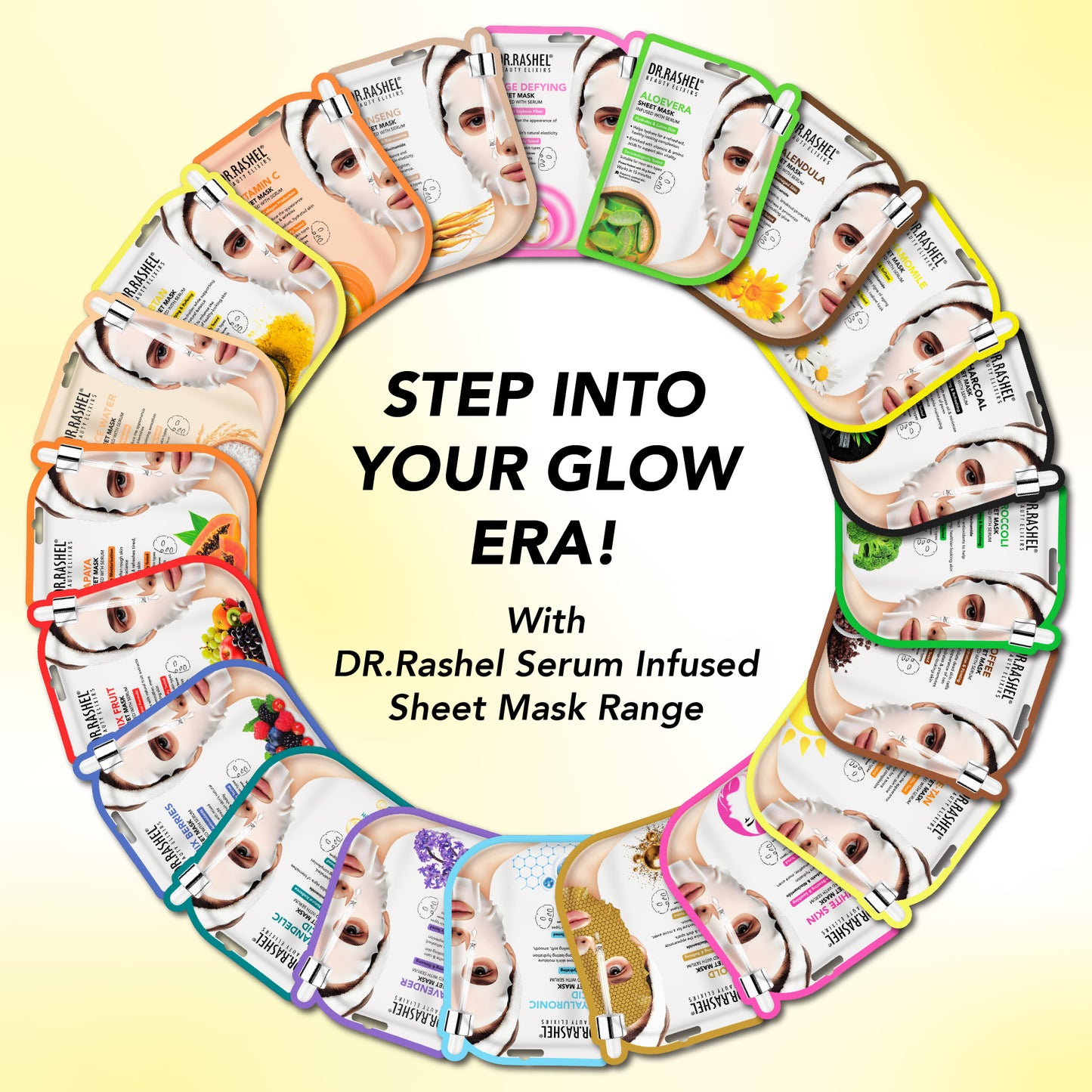 Chamomile Sheet Mask with Serum Set