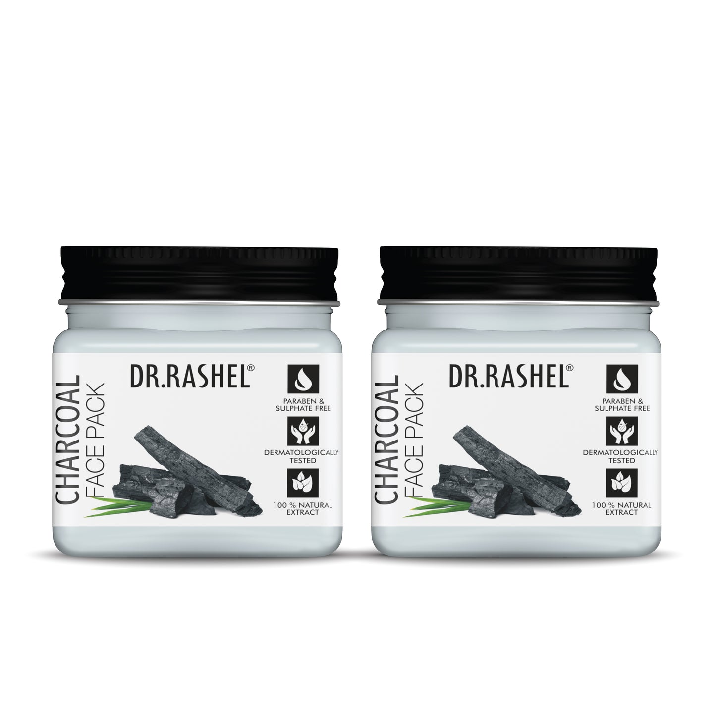 Charcoal Face Pack (Pack Of 2)  - 45ml