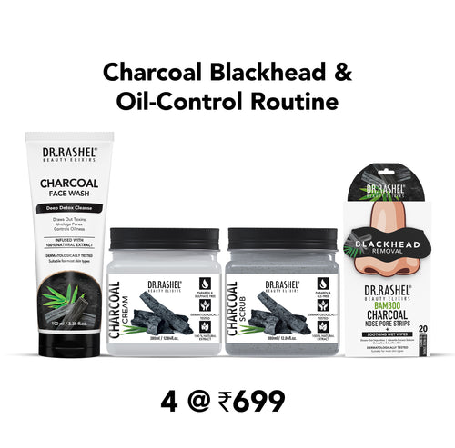 Charcoal Blackhead & Oil-Control Routine | Buy 4 @  699