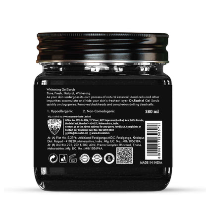 Charcoal Gel Scrub for Face & Body - 380 Ml