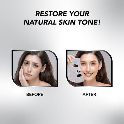 Charcoal Sheet Mask with Serum Set