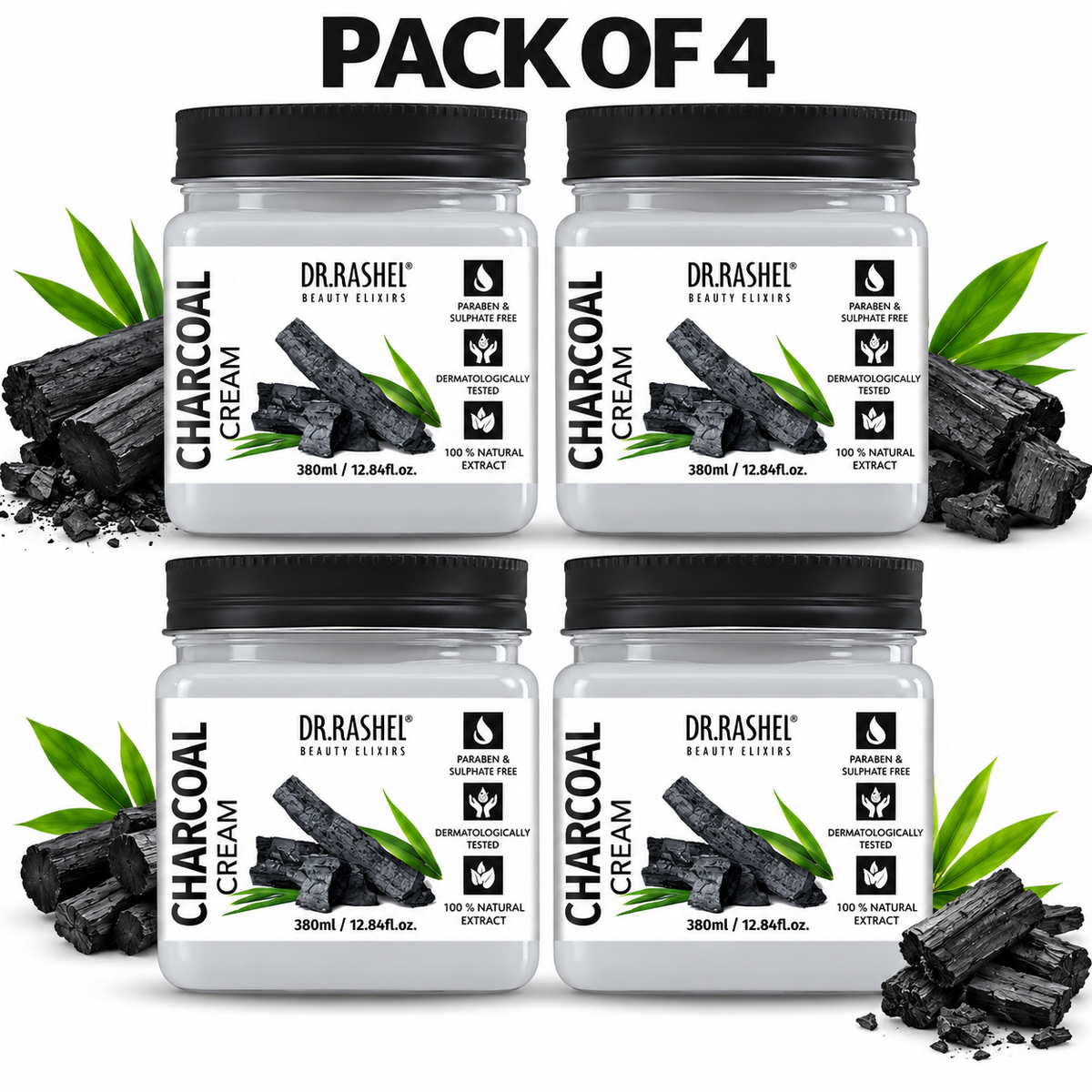 Charcoal Cream - 380 ml
