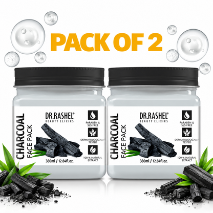 Charcoal Face Pack - 380 ml