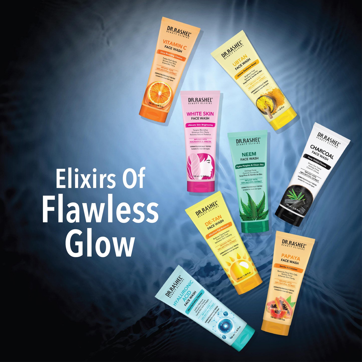 Dr.Rashel Charcoal Face Wash - 100 Ml