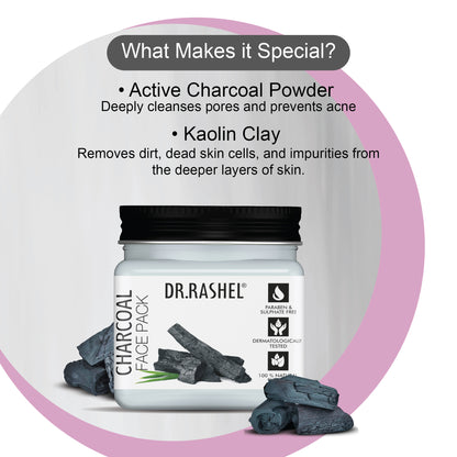 Charcoal Face Pack (Pack Of 2)  - 45ml